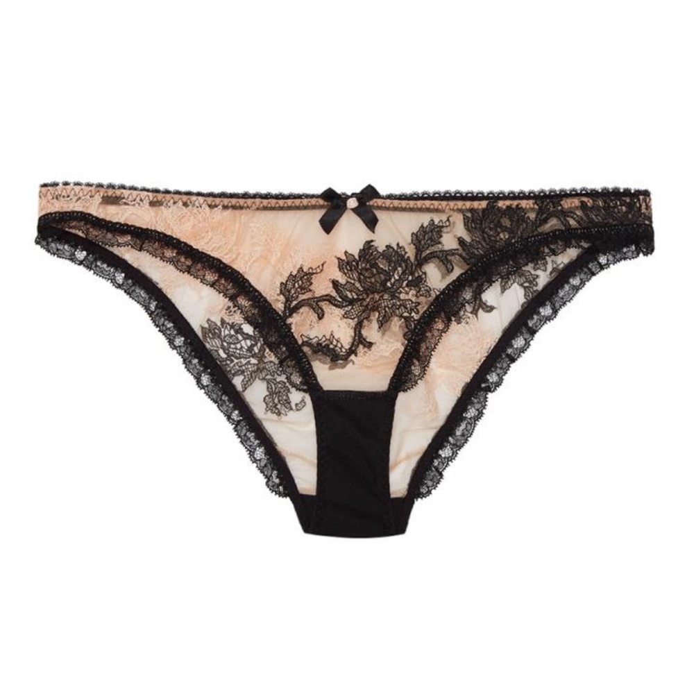 Agent Provocateur Luciela Peach Black Brief NWT $165 *SALE* - Picture 11 of 16